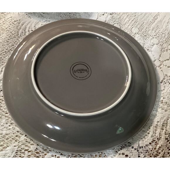 Godinger Gatherings Gray Salad Plates Set of 4 8.75” - Picture 8 of 8